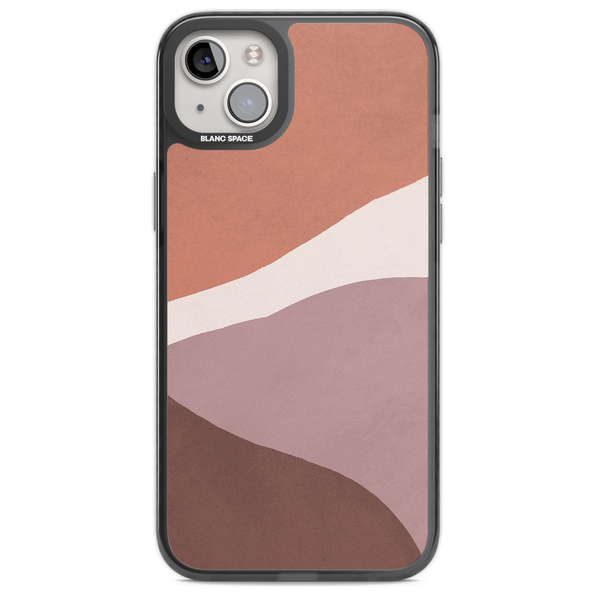 Lush Abstract Watercolour Design #2 Phone Case iPhone 14 Plus / Black Impact Case Blanc Space