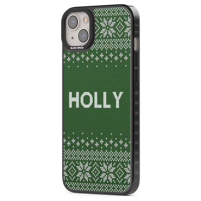 Personalised Green Christmas Knitted Jumper Custom Phone Case iPhone 15 Pro Max / Black Impact Case,iPhone 15 Plus / Black Impact Case,iPhone 15 Pro / Black Impact Case,iPhone 15 / Black Impact Case,iPhone 15 Pro Max / Impact Case,iPhone 15 Plus / Impact Case,iPhone 15 Pro / Impact Case,iPhone 15 / Impact Case,iPhone 15 Pro Max / Magsafe Black Impact Case,iPhone 15 Plus / Magsafe Black Impact Case,iPhone 15 Pro / Magsafe Black Impact Case,iPhone 15 / Magsafe Black Impact Case,iPhone 14 Pro Max / Black Impac