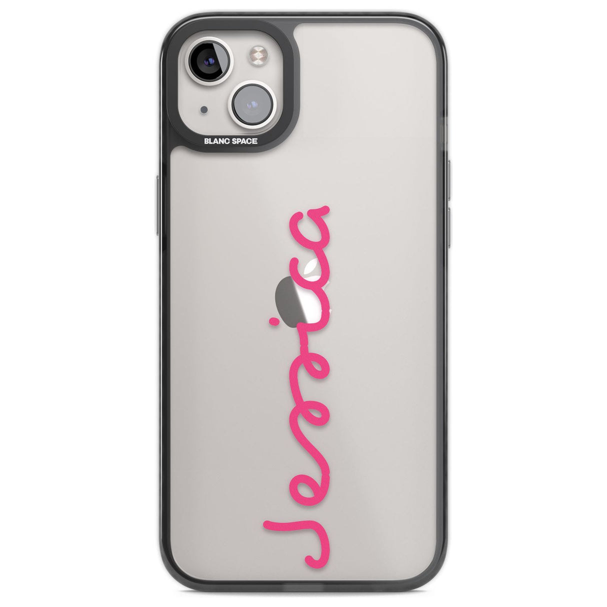 Personalised Summer Name Custom Phone Case iPhone 14 Plus / Black Impact Case Blanc Space