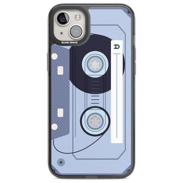 Personalised Industrial Mixtape Custom Phone Case iPhone 14 Plus / Black Impact Case Blanc Space