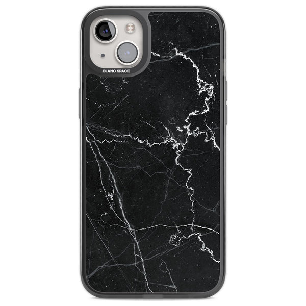 Bold Black Marble With White Texture