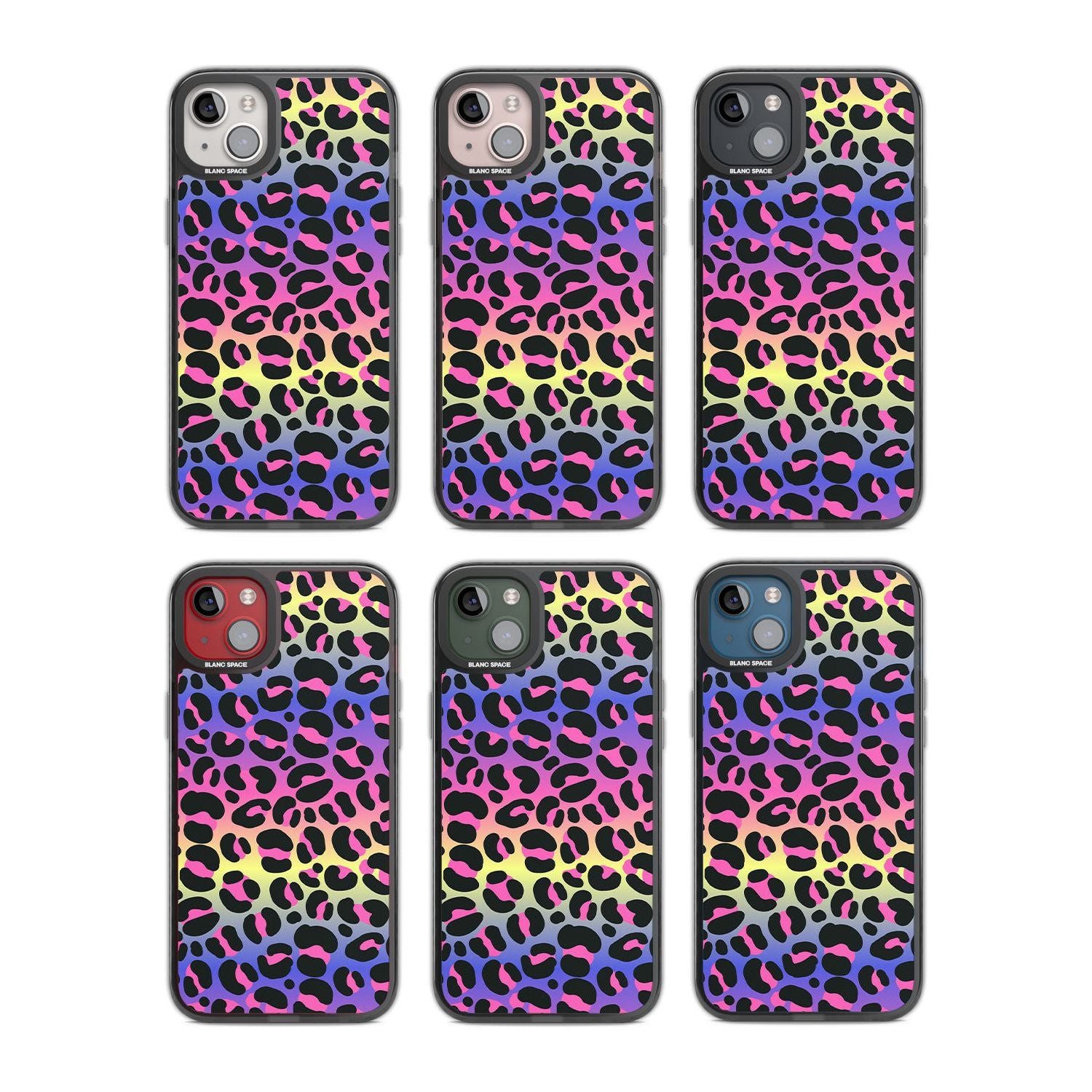 Rainbow Gradient Leopard