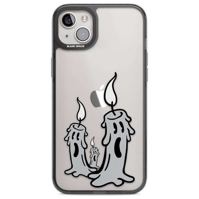 Candle Lit Phone Case iPhone 14 Plus / Black Impact Case Blanc Space