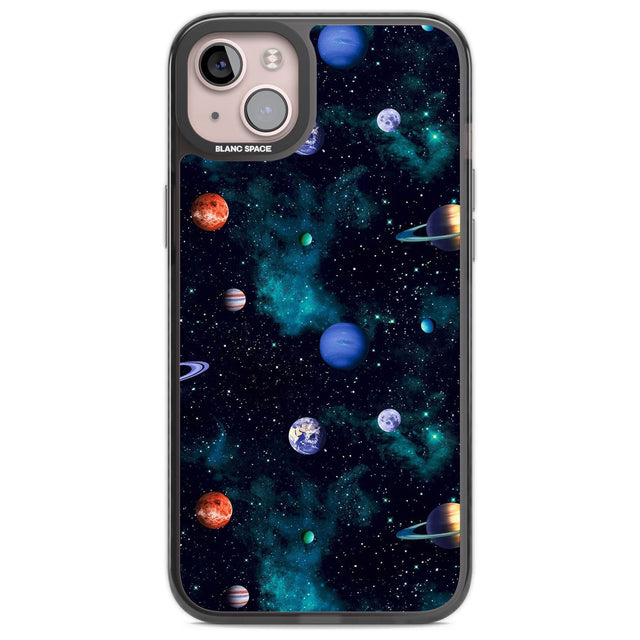 Deep Space Phone Case iPhone 14 Plus / Black Impact Case Blanc Space