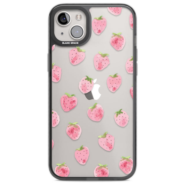Classic Strawberry Phone Case iPhone 14 Plus / Black Impact Case Blanc Space