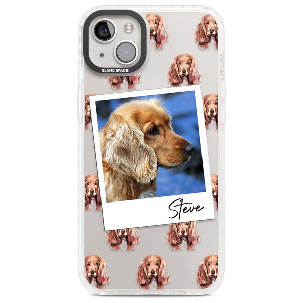 Personalised Cocker Spaniel Instant Camera Photo