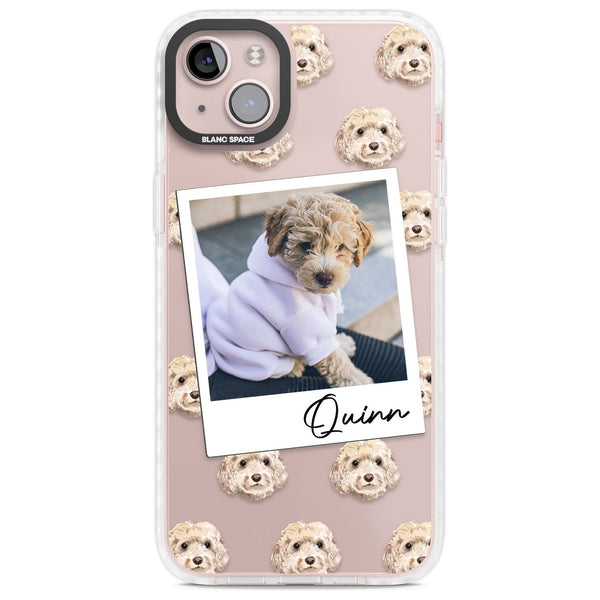 Personalised Cream Cockapoo Instant Camera Photo