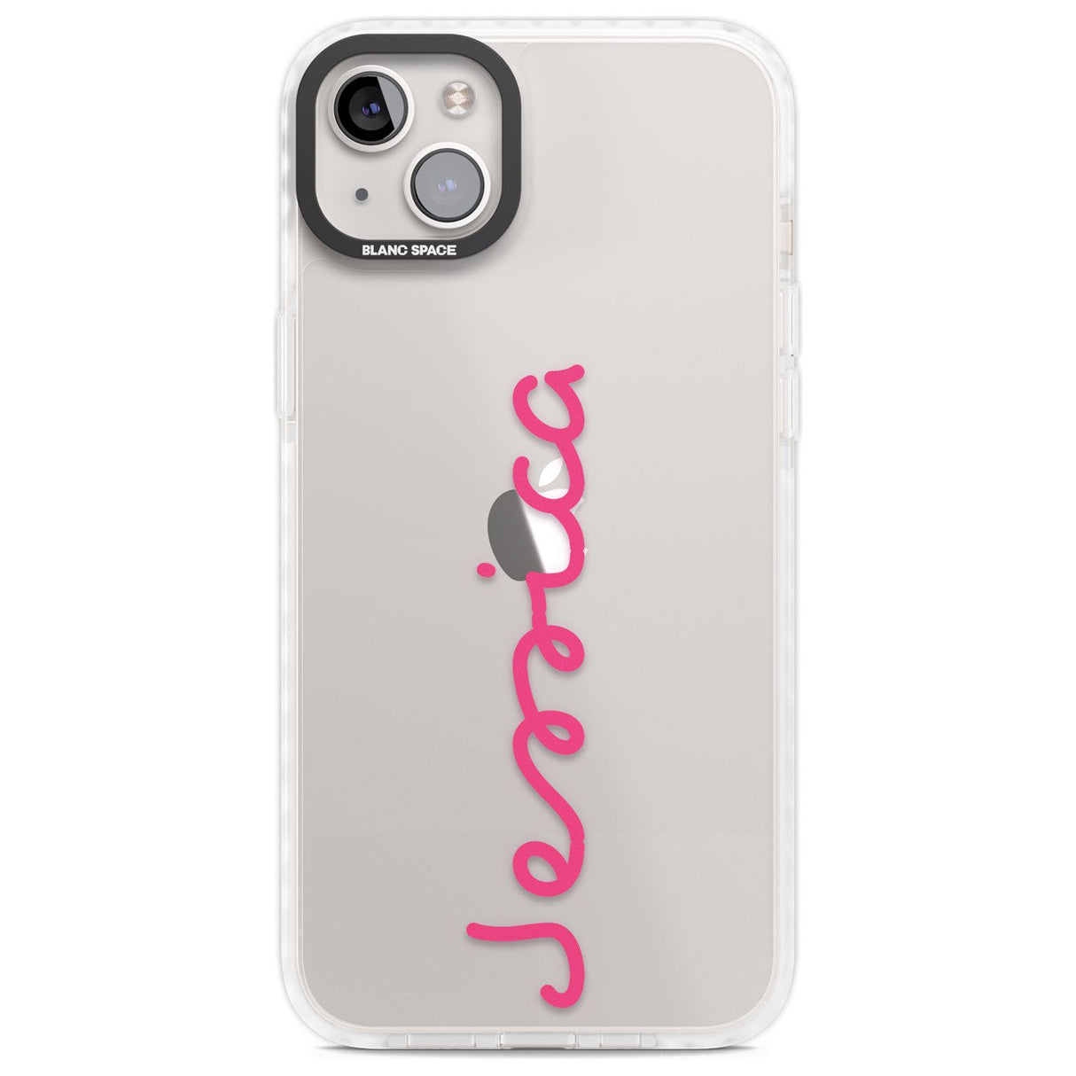 Personalised Summer Name Custom Phone Case iPhone 14 Plus / Impact Case Blanc Space