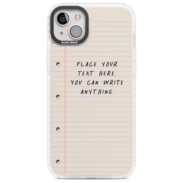 Personalised Lined Paper