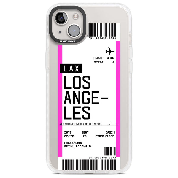 Personalised Los Angeles Boarding Pass