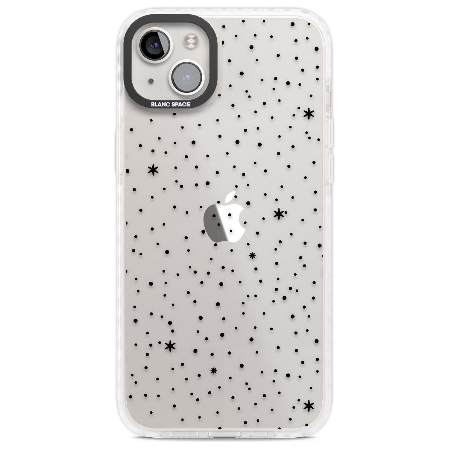Celestial Starry Sky Phone Case iPhone 14 Plus / Impact Case Blanc Space