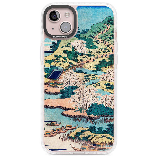 Coastal Community by Katsushika Hokusai Phone Case iPhone 14 Plus / Impact Case Blanc Space