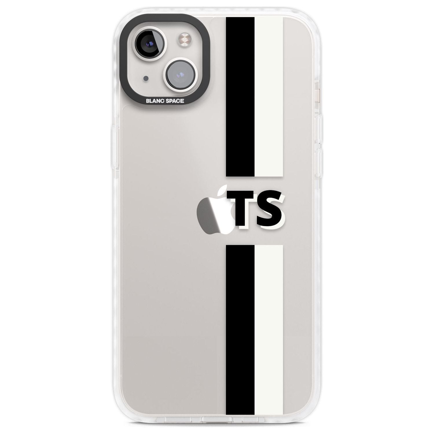 Personalised Clear Text  6A Custom Phone Case iPhone 14 Plus / Impact Case Blanc Space