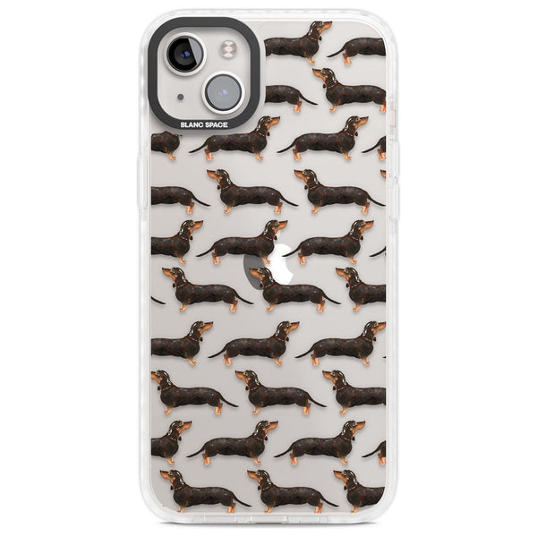 Dachshund Pattern Black Tan