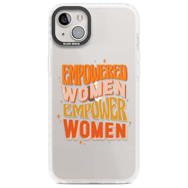 Empowered Women Phone Case iPhone 14 Plus / Impact Case Blanc Space
