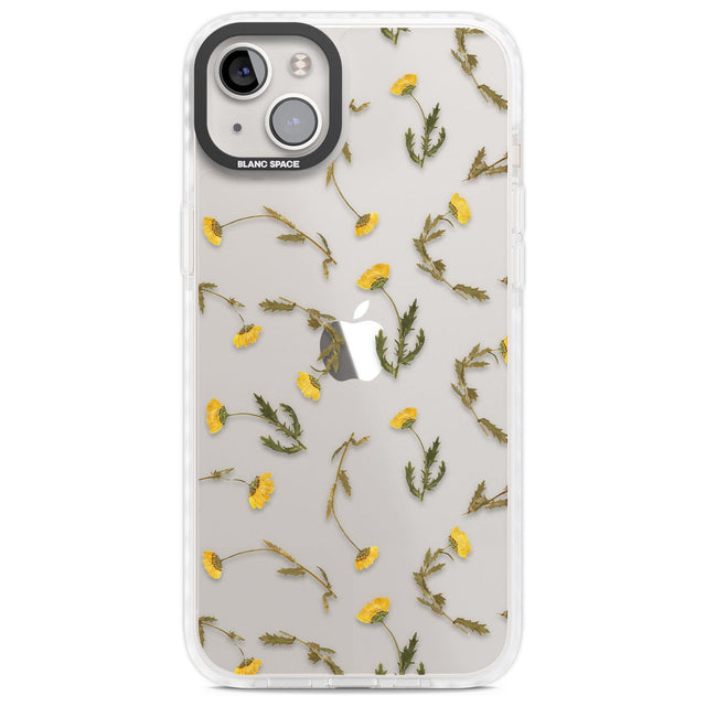 Long Stemmed Wildflowers - Dried Flower-Inspired Phone Case iPhone 14 Plus / Impact Case Blanc Space