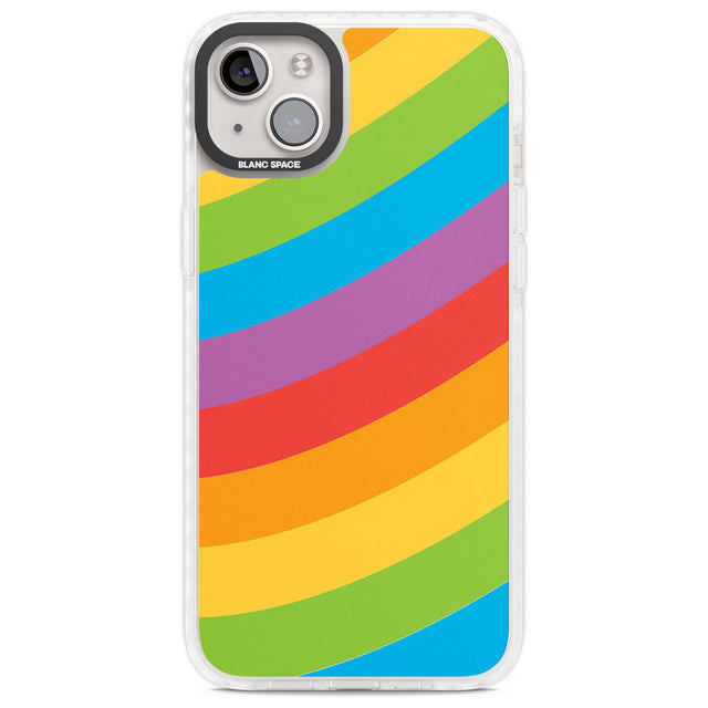 Lucky Rainbow Phone Case iPhone 14 Plus / Impact Case Blanc Space