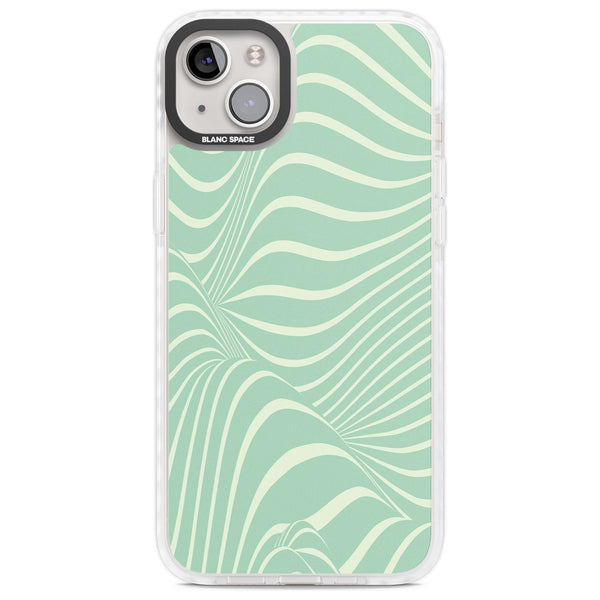 Mint Green Distorted Line