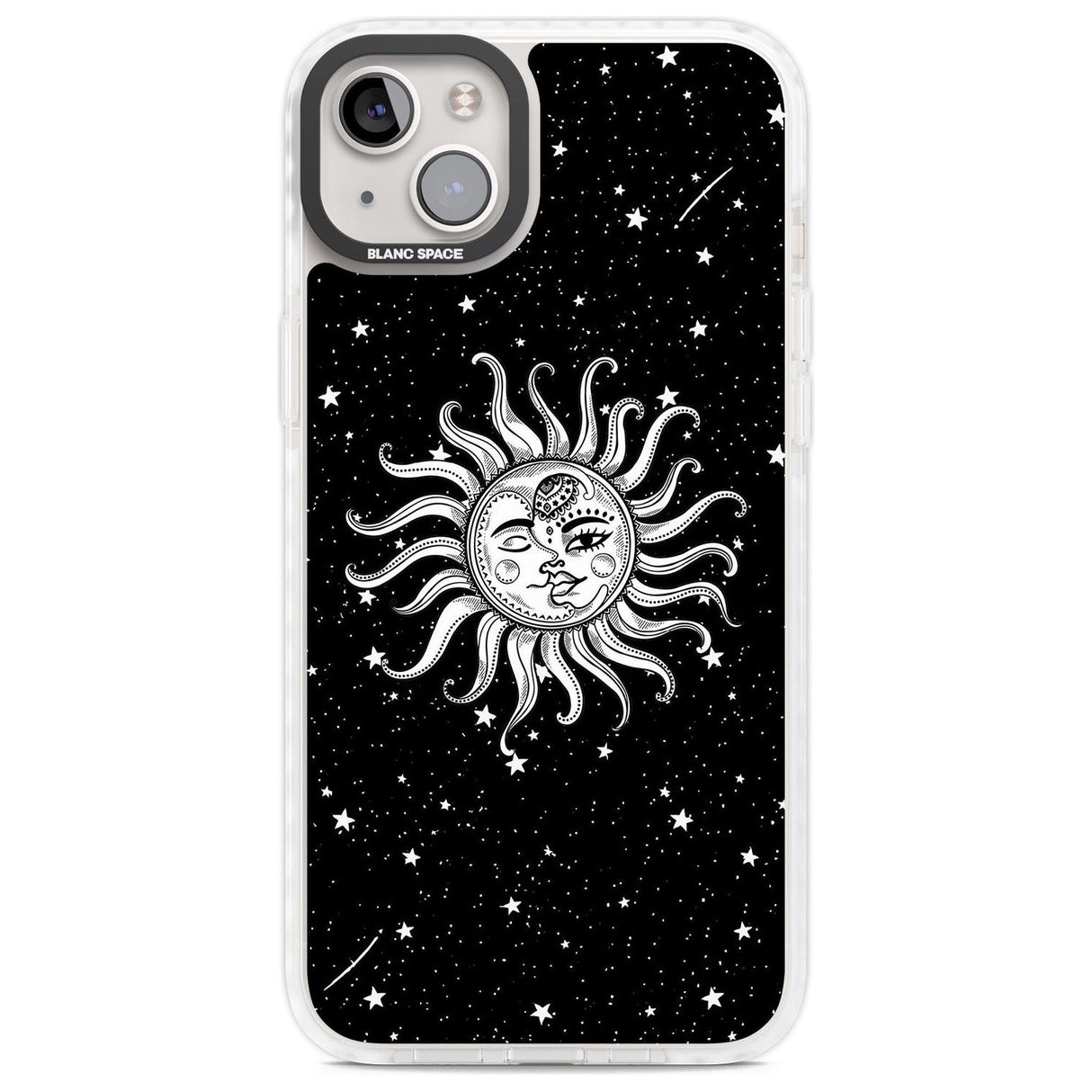 Mystic Sun Moon Phone Case iPhone 14 Plus / Impact Case Blanc Space