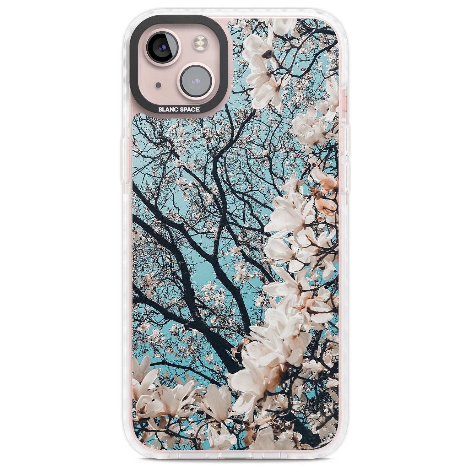 Magnolia Tree Photograph Phone Case iPhone 14 Plus / Impact Case Blanc Space