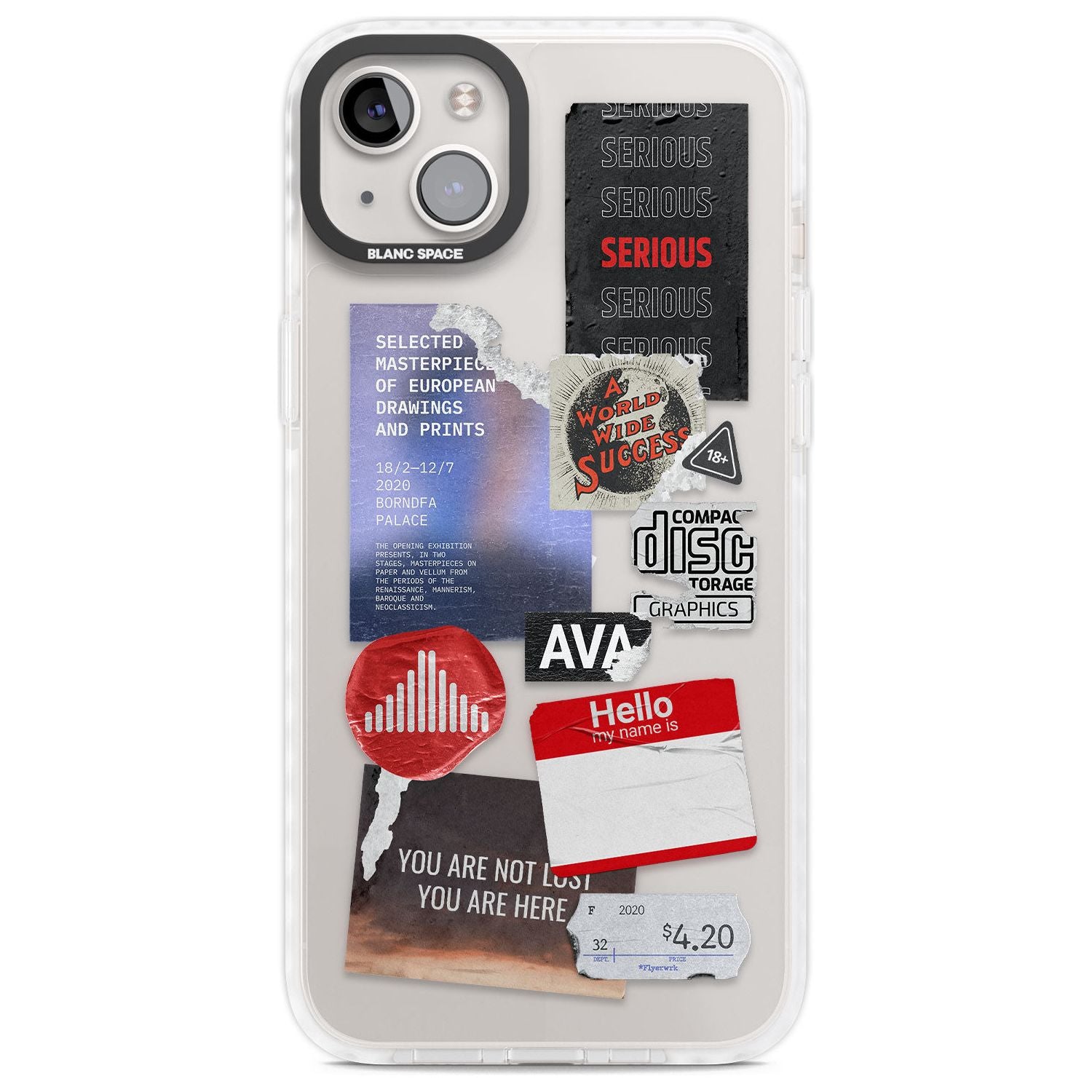 Red & Black Sticker Mix