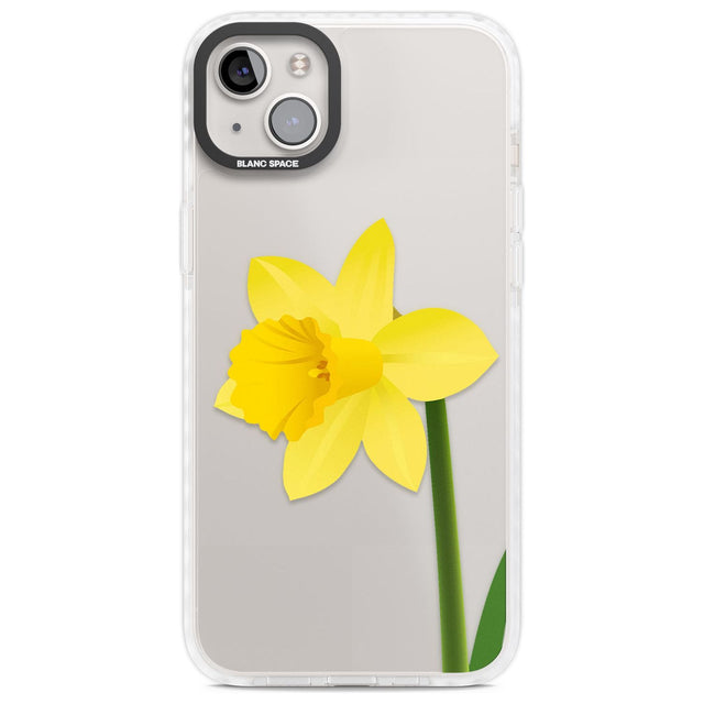 Daffodil Phone Case iPhone 14 Plus / Impact Case Blanc Space