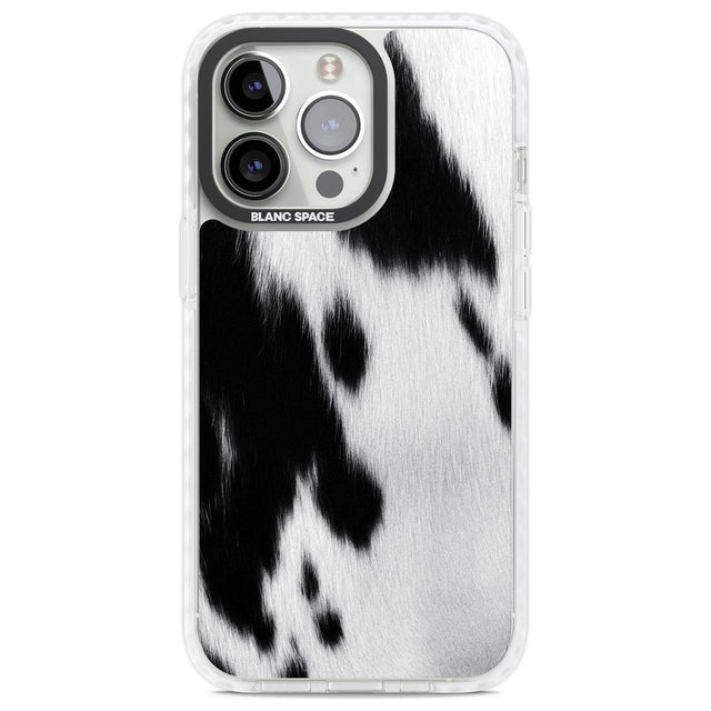 Designer Fashion Cowhide Phone Case iPhone 13 Pro / Impact Case,iPhone 14 Pro / Impact Case,iPhone 15 Pro / Impact Case,iPhone 15 Pro Max / Impact Case Blanc Space