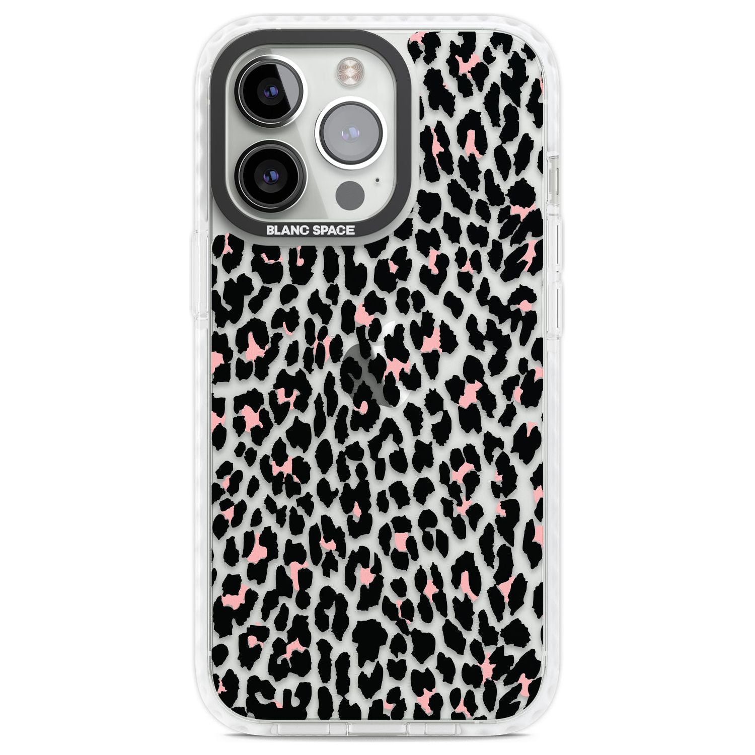 Light Pink Leopard Print - Transparent Phone Case iPhone 13 Pro / Impact Case,iPhone 14 Pro / Impact Case,iPhone 15 Pro Max / Impact Case,iPhone 15 Pro / Impact Case Blanc Space
