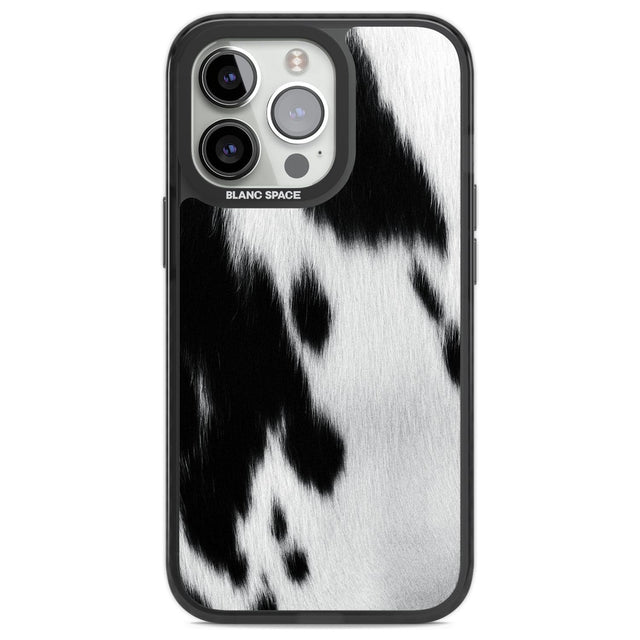 Designer Fashion Cowhide Phone Case iPhone 13 Pro / Black Impact Case,iPhone 14 Pro / Black Impact Case,iPhone 15 Pro / Black Impact Case,iPhone 15 Pro Max / Black Impact Case Blanc Space