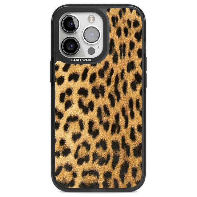 Designer Fashion Gold Leopard Print Phone Case iPhone 13 Pro / Black Impact Case,iPhone 14 Pro / Black Impact Case,iPhone 15 Pro / Black Impact Case,iPhone 15 Pro Max / Black Impact Case Blanc Space