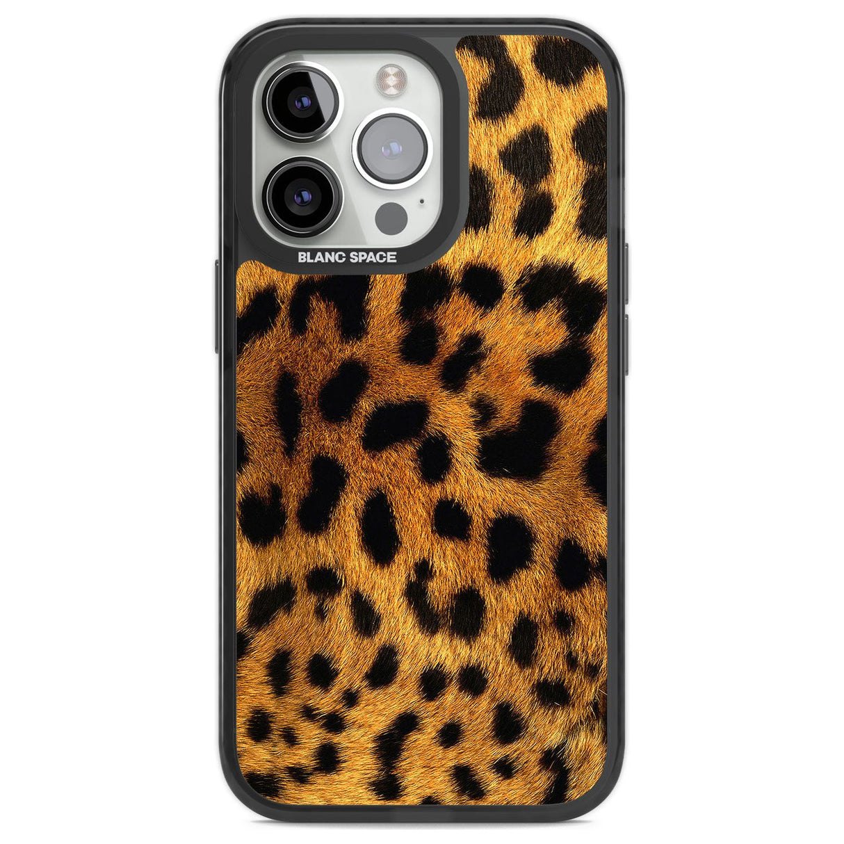 Leopard Print Phone Case iPhone 13 Pro / Black Impact Case,iPhone 14 Pro / Black Impact Case,iPhone 15 Pro Max / Black Impact Case,iPhone 15 Pro / Black Impact Case Blanc Space