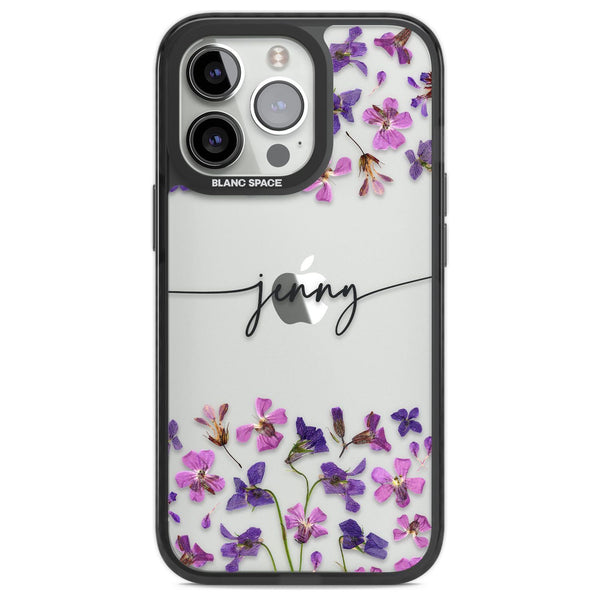 Personalised Purple Wildflowers