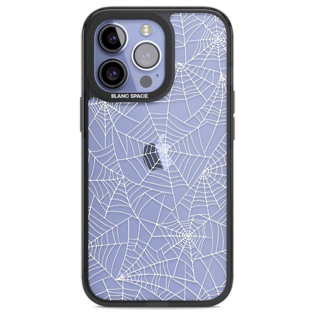 Personalised Spider Web Pattern Custom Phone Case iPhone 13 Pro / Black Impact Case,iPhone 14 Pro / Black Impact Case,iPhone 15 Pro Max / Black Impact Case,iPhone 15 Pro / Black Impact Case Blanc Space