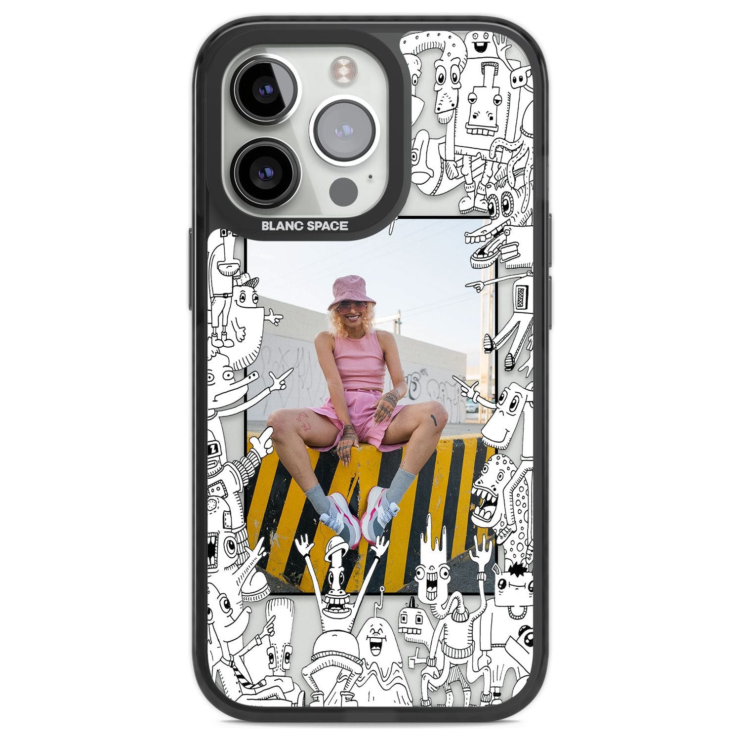 Personalised Look At This Photo Case Custom Phone Case iPhone 13 Pro / Black Impact Case,iPhone 14 Pro / Black Impact Case,iPhone 15 Pro Max / Black Impact Case,iPhone 15 Pro / Black Impact Case Blanc Space