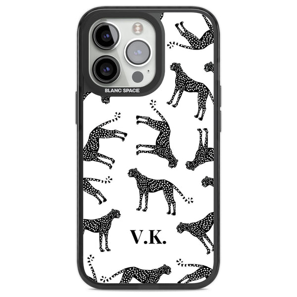 Personalised Monochrome Cheetahs