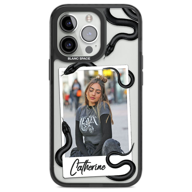 Personalised Snake Instant PhotoPhone Case for iPhone 14 Pro