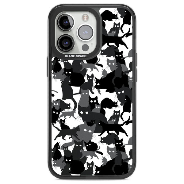 Black & White Cat Camouflage