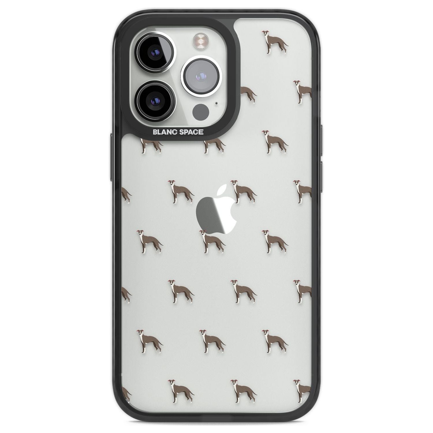 Whippet Dog Pattern Clear