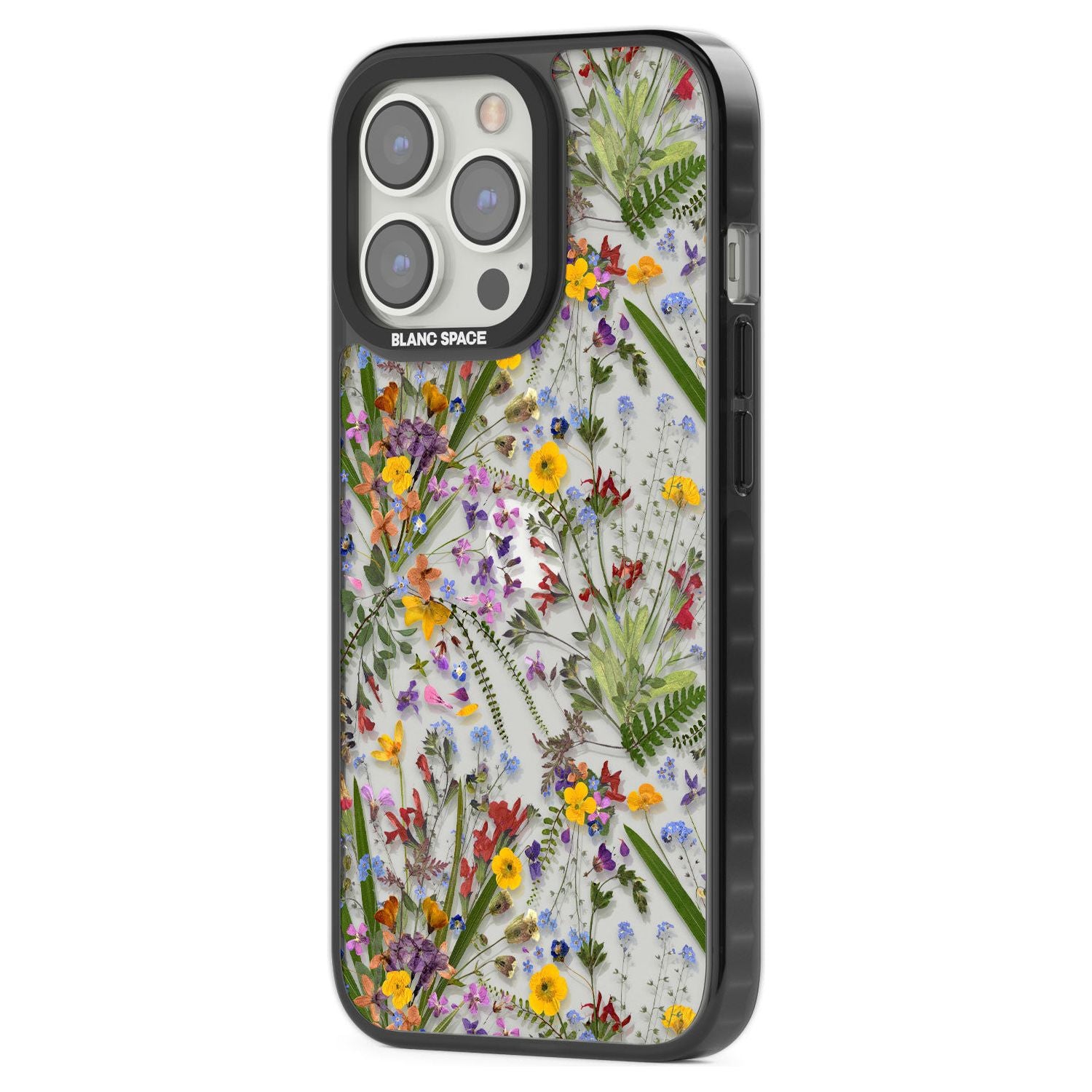 White Stars on Clear Phone Case for iPhone 14 Pro