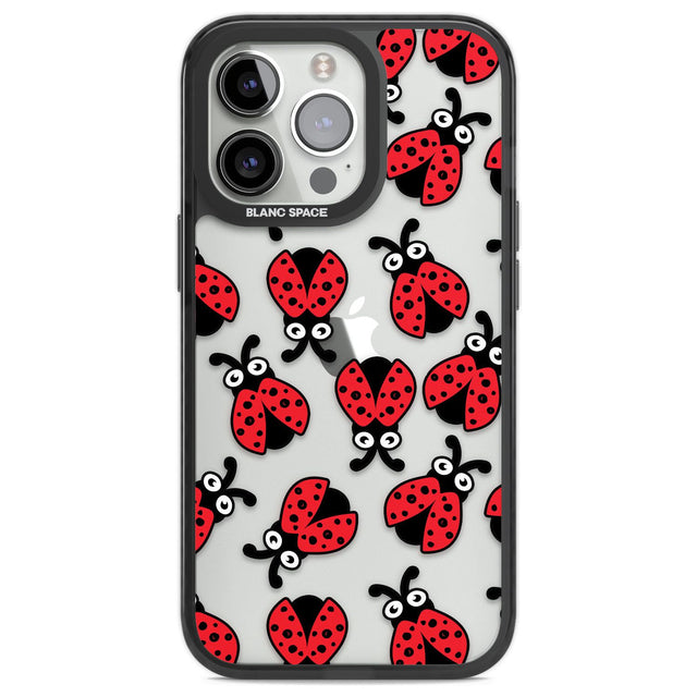 Ladybug PatternPhone Case for iPhone 14 Pro