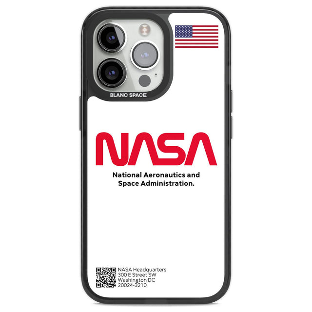 NASA The Worm Phone Case iPhone 13 Pro / Black Impact Case,iPhone 14 Pro / Black Impact Case,iPhone 15 Pro Max / Black Impact Case,iPhone 15 Pro / Black Impact Case Blanc Space