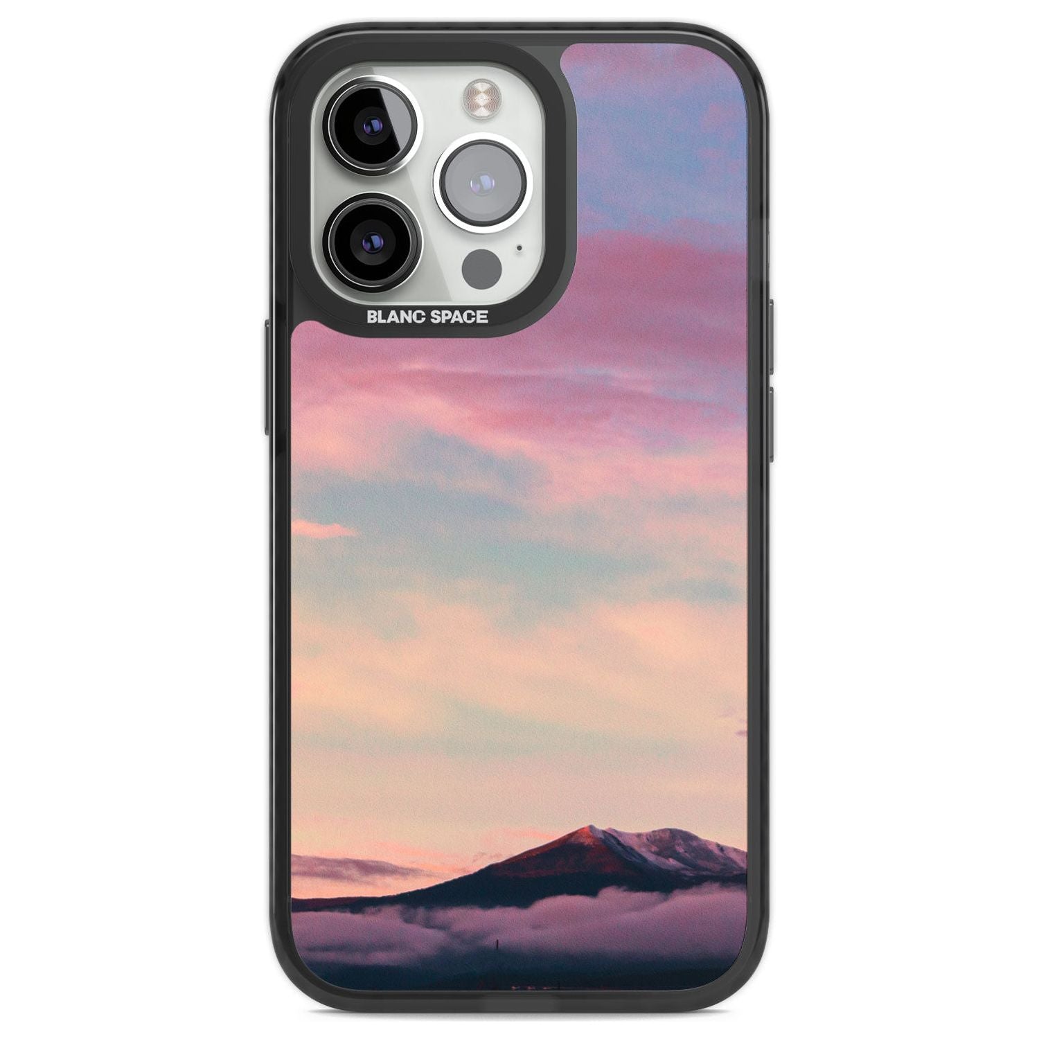 Cloudy Sunset Photograph Phone Case iPhone 13 Pro / Black Impact Case,iPhone 14 Pro / Black Impact Case,iPhone 15 Pro Max / Black Impact Case,iPhone 15 Pro / Black Impact Case Blanc Space
