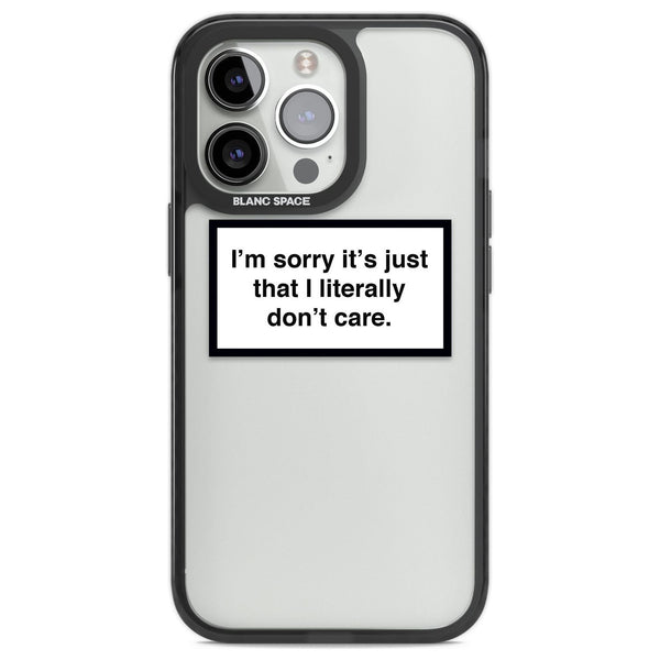 Literally Don't Care