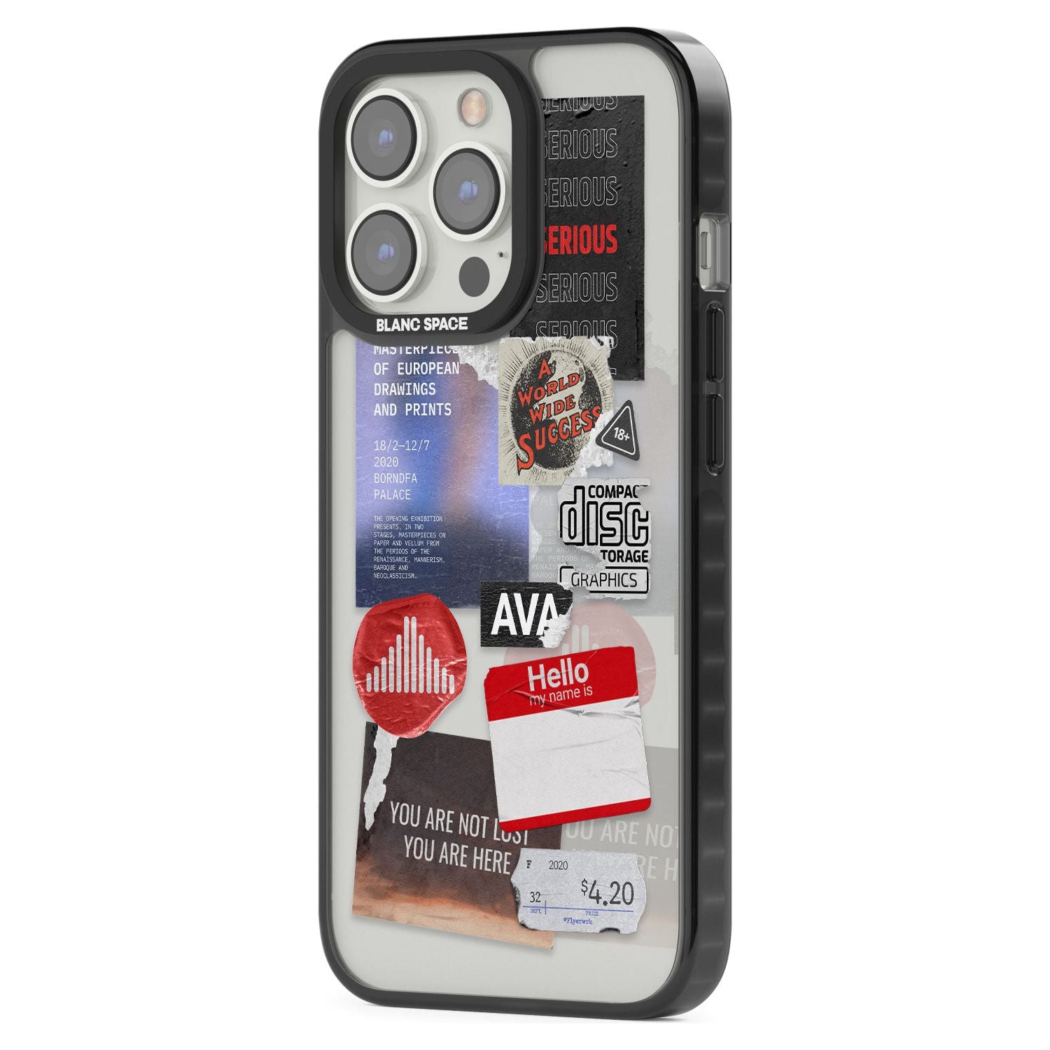 Red & Black Sticker Mix