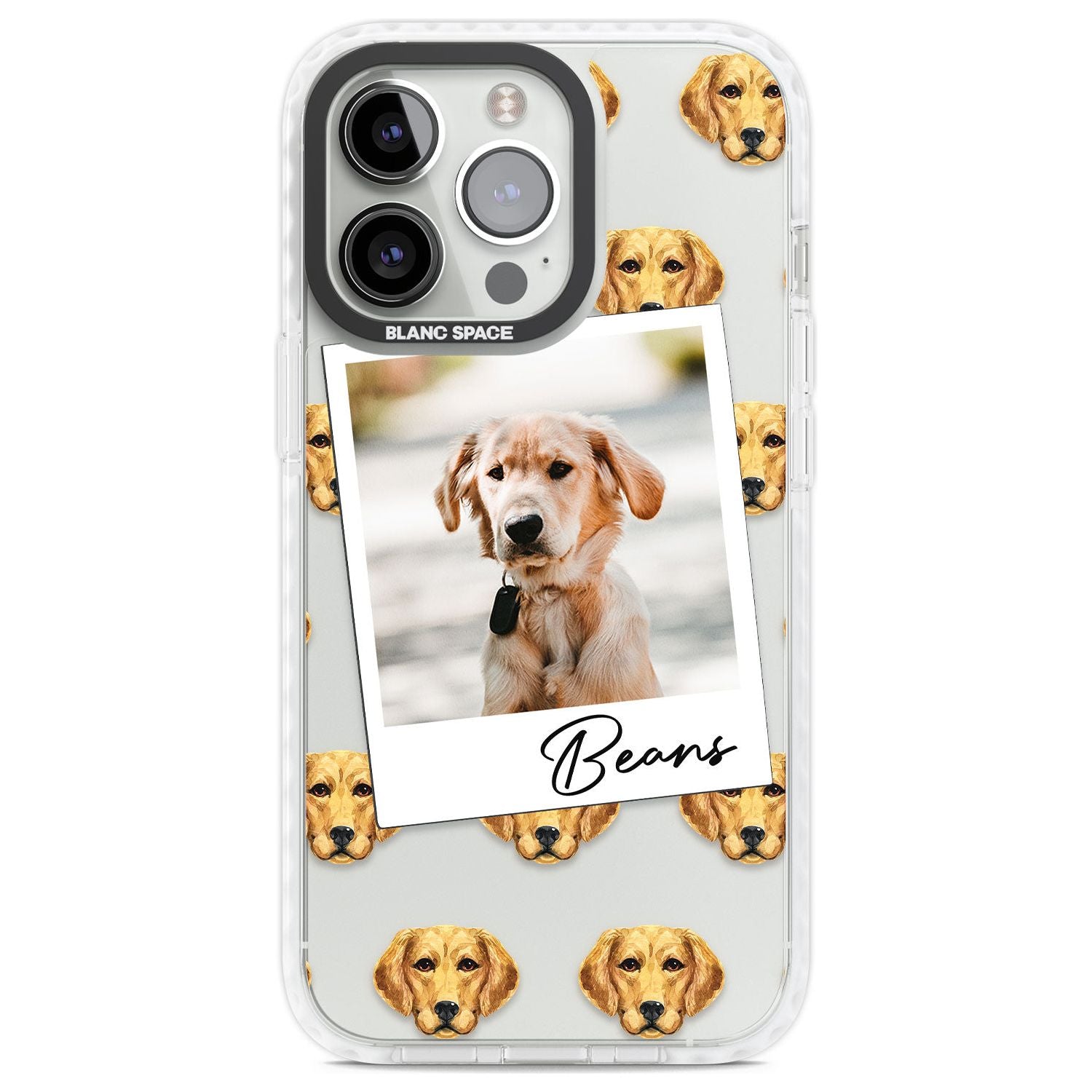 Personalised Labrador - Dog Photo Custom Phone Case iPhone 13 Pro / Impact Case,iPhone 14 Pro / Impact Case,iPhone 15 Pro Max / Impact Case,iPhone 15 Pro / Impact Case Blanc Space