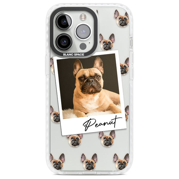 Personalised Tan French Bulldog Instant Camera Photo