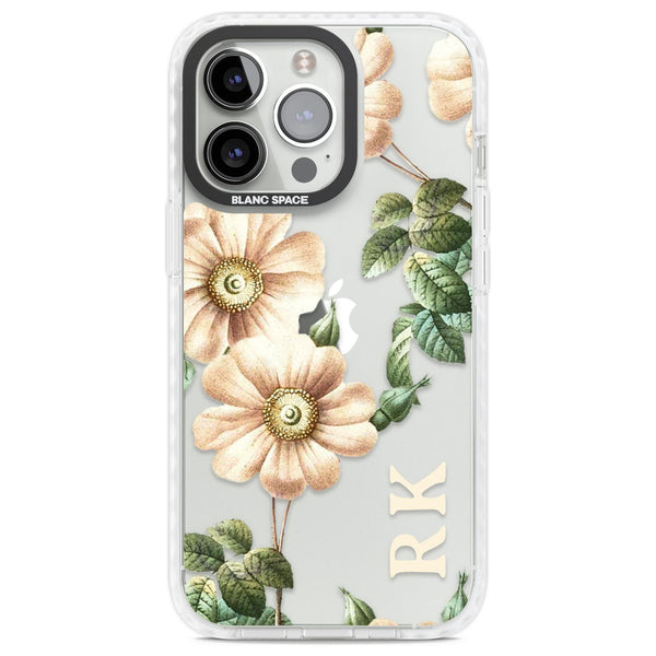 Personalised Vintage Floral Anemone