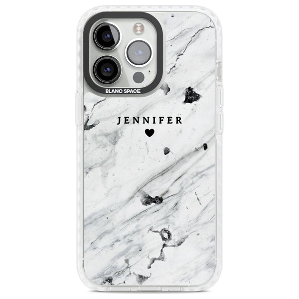 Personalised Marble Heart