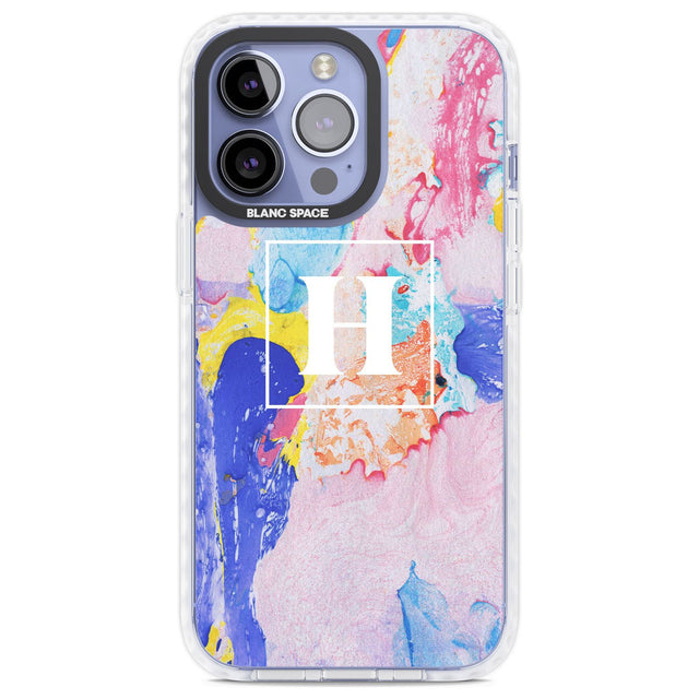 Personalised Mixed Pastels Marbled Paper Custom Phone Case iPhone 13 Pro / Impact Case,iPhone 14 Pro / Impact Case,iPhone 15 Pro Max / Impact Case,iPhone 15 Pro / Impact Case Blanc Space
