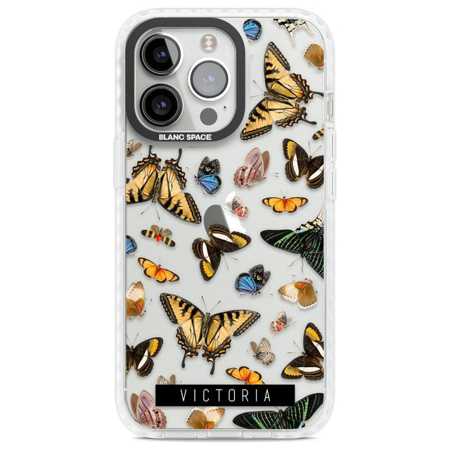 Personalised Photorealistic Butterfly Custom Phone Case iPhone 13 Pro / Impact Case,iPhone 14 Pro / Impact Case,iPhone 15 Pro Max / Impact Case,iPhone 15 Pro / Impact Case Blanc Space